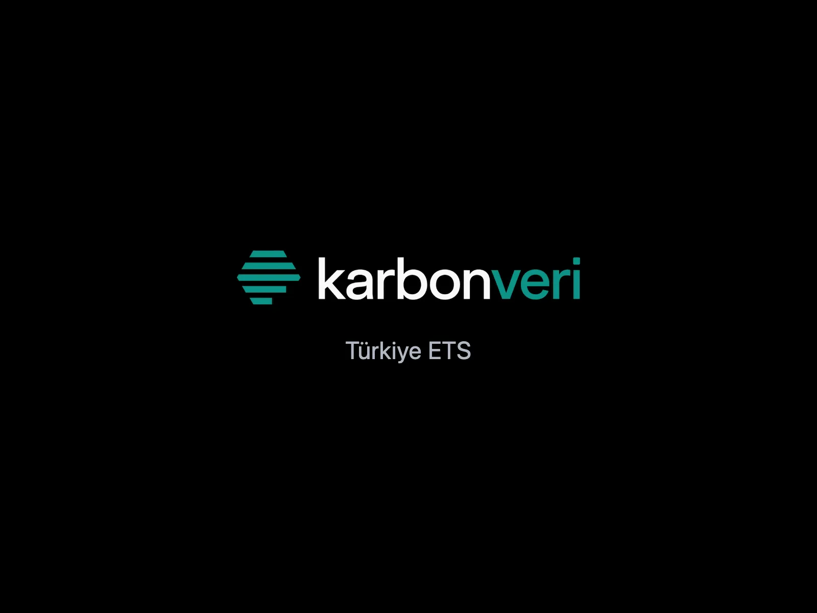 Türkiye ETS başlıklı karbonveri kapak kartı